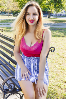 Beautiful Ukrainian brides lidiya from nikolaev with Blonde hair age 20