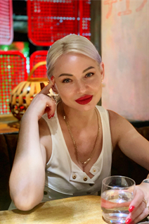 Beautiful woman of ukrainian elena from dnipro with Blonde hair age 49
