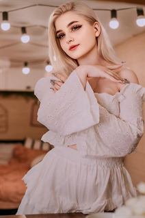 Ukranian bride anna from odessa with Blonde hair age 22