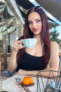 Femme ukrainienne célibataire victoria de odesa avec Roux cheveux, âge 35