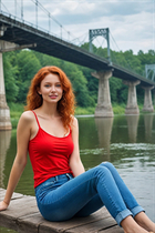 Femme parfaite tatiana de kiev avec Roux cheveux, âge 32 photo-6