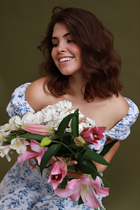 Dame ukrainienne yelyzaveta de kiev avec Brunette cheveux, âge 21 photo-10