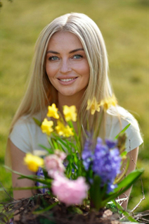 Belle mariée ukrainienne victoria de kharkov avec Blond cheveux, âge 44