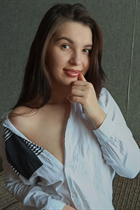 Superbe fille ukrainienne daria de kiev avec Brunette cheveux, âge 24