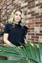 Bride from kiev irina with Blonde hair age 43 photo-41