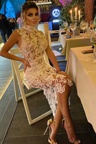 Femme roumaine maria de bucharest avec Blond cheveux 38 ans photo-21