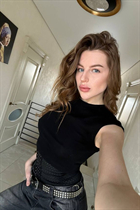 Jolie fille ukrainienne anna de vinnitsa avec Chatain clairs cheveux, âge 24