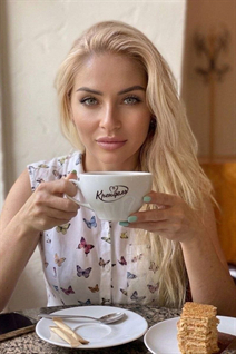 Beautiful ukrainian bride victoria from kharkiv with Blonde hair age 45