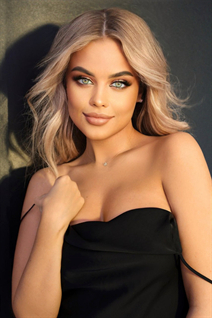 Superbe femme ukrainienne anastasia de kiev avec Blond cheveux, âge 29