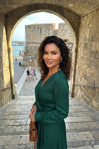 Perfect woman iryna from livorno with Dark Brown hair age 48 photo-26