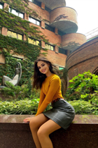 Novia de Ucrania kristina de krivoy rog con pelo Marrón oscuro y edad 21 photo-1