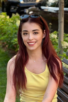 Femme parfaite valeriia de porto avec Roux cheveux, âge 28 photo-14