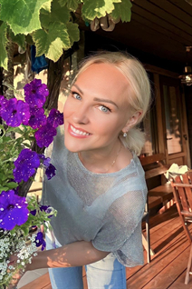 vilnius bride olya with Blonde hair age 46