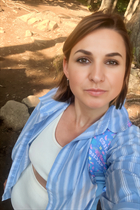 Ukrainian woman for marriage christina from kyiv with Dark Brown hair age 41