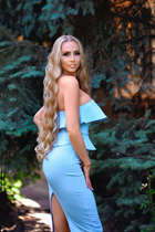 Ukrainian mail order bride elena from kharkov with Blonde hair age 45 photo-1