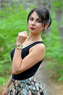 Global lady irina from zaporozhye with Dark Brown hair age 31