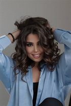 Dame ukrainienne yelyzaveta de kyiv avec Brunette cheveux, âge 22 photo-7