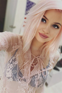 Pretty girl monika from lodz with Blonde hair age 28