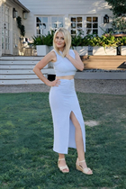 Pretty girl yulia from los angeles with Blonde hair age 52 photo-14