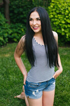 Ukrainian lady julia from kiev with Black hair age 30 photo-6