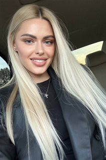 Fille ukrainienne kristina de odessa avec Blond cheveux, âge 35