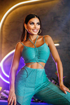 Brazilian beautiful woman maria-luiza from maringa with Dark Brown hair 31 years old photo-21