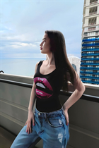 Jolie femme ukrainienne alina de kiev avec Noirs cheveux, âge 21 photo-6