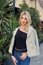 Bride from miami irina with Blonde hair age 39 photo-17