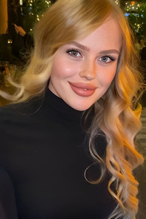 Mariée allemande yelizaveta de munich avec Blond cheveux 25 ans
