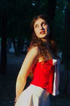 Single Ukrainian bride olexandra from kyiv with Dark Brown hair age 21 photo-3