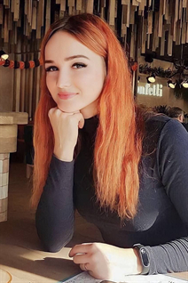 Superbe fille ukrainienne tatiana de dnipro avec Roux cheveux, âge 38