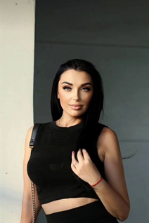 Beautiful ukrainian bride elena from london with Black hair age 43