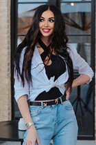 Femme parfaite yuliia de rome avec Noirs cheveux, âge 32 photo-2