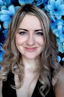 Ukraine bride olga from kravtsova with Blonde hair age 35