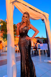 Mariée allemande anzhelika de berlin avec Blond cheveux 57 ans