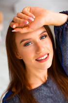 Pretty ukrainian lady varvara from kremenchug with Dark Brown hair age 23 photo-4