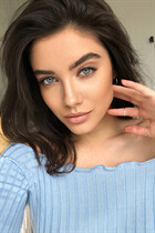 Fille célibataire ukrainienne julia de kiev avec Brunette cheveux, âge 28 photo-3