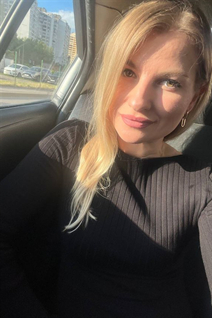 Belle mariée ukrainienne iryna de kiev avec Blond cheveux, âge 32