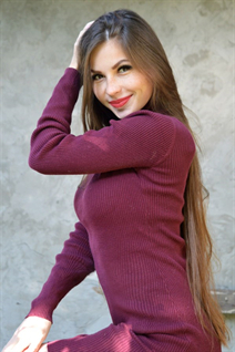 Ukrainian women dating anna from dnepr with Dark Brown hair age 24