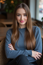 Date fille ukrainienne alexandra de kyiv avec Chatain clairs cheveux, âge 26 photo-14