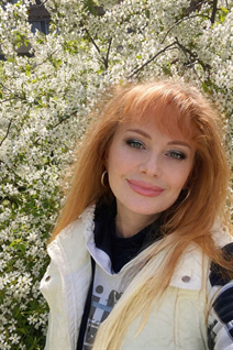 Ukrainian girl model natalia from dnepr with Blonde hair age 65