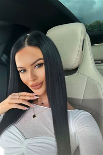 Pretty girl kateryna from cascais with Black hair age 31