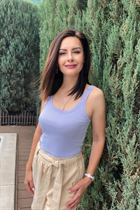 Pretty ukrainian lady oksana from dnepr with Dark Brown hair age 48 photo-48