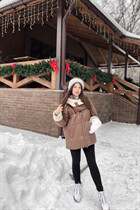 Wife from Ukraine alina from sumy with Dark Brown hair age 27 photo-2