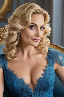 Ukrainian girl alla from odessa with Blonde hair age 45