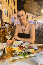 Perfect woman iryna from livorno with Dark Brown hair age 47 photo-4