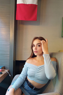 Dama ucraniana soltera darya de slavyansk con pelo Marrón oscuro y edad 26