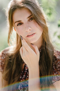Hot ukraine girl anna from lvov with Light Brown hair age 21