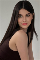 Jolie femme allemande margarita de hamburg avec Brunette cheveux 20 ans photo-52