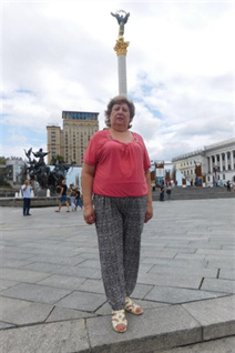 Ukraine beautiful women ludmila from odessa with Blonde hair age 64